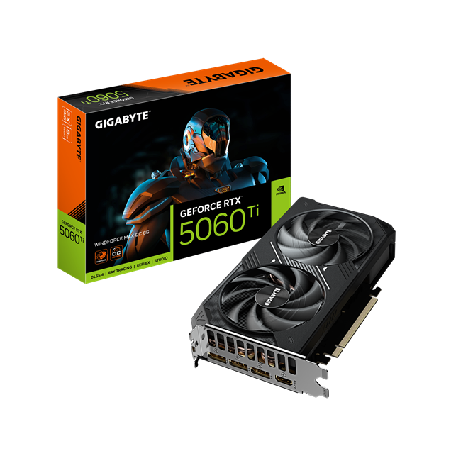 Gigabyte GeForce RTX 5060 Ti WINDFORCE MAX OC 8GB Graphics Card